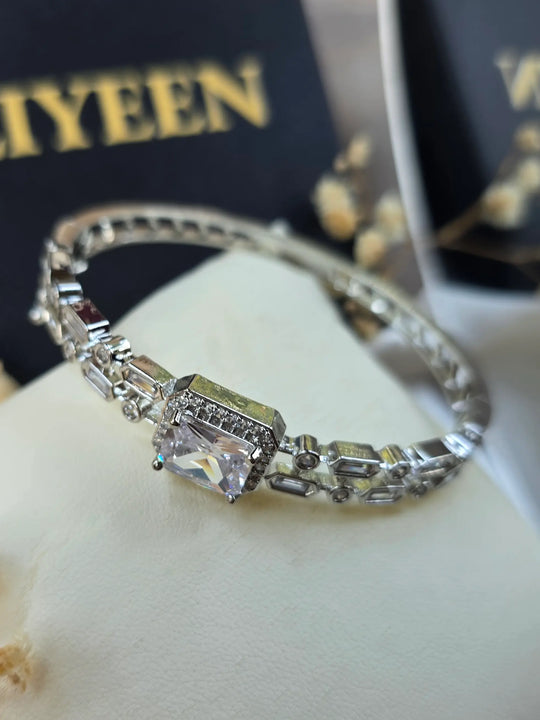 Alina - Stunning CZ Openable Bangle