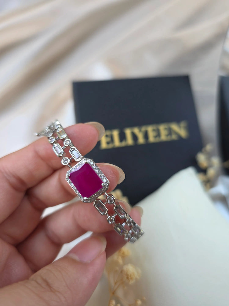 Alina - Stunning CZ Openable Bangle