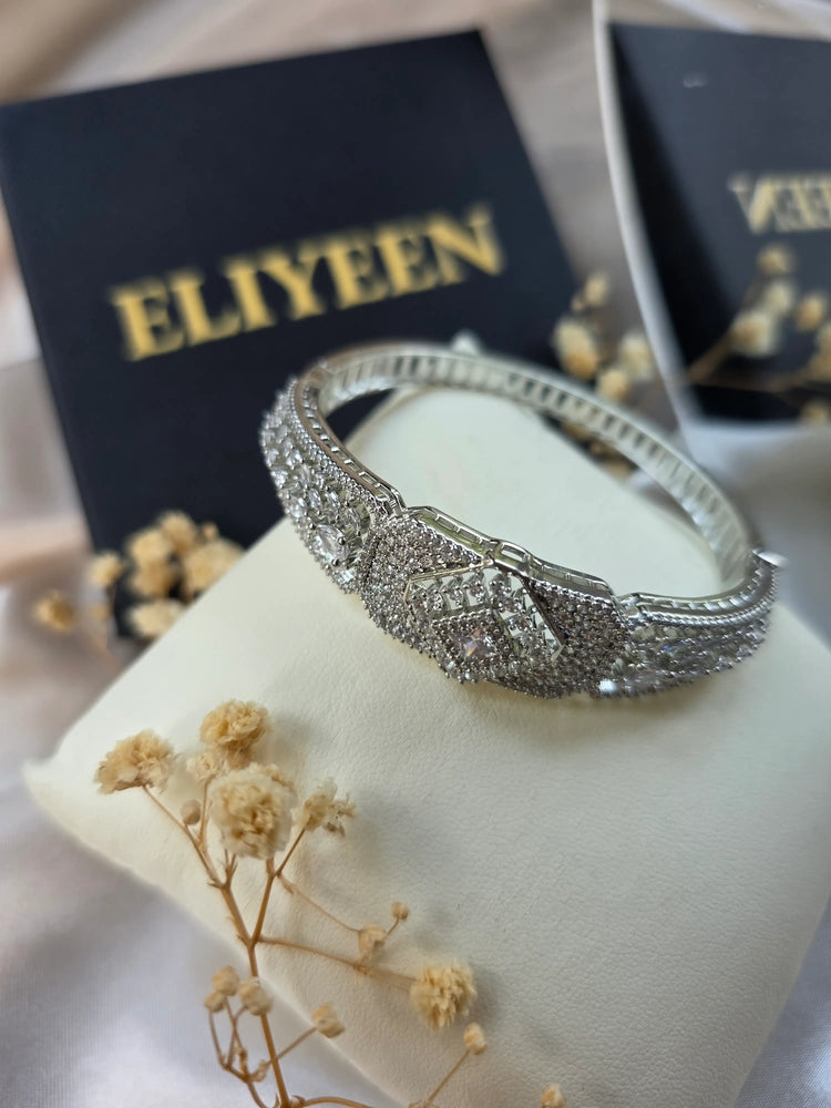 Ava - Classy CZ Openable Bangle
