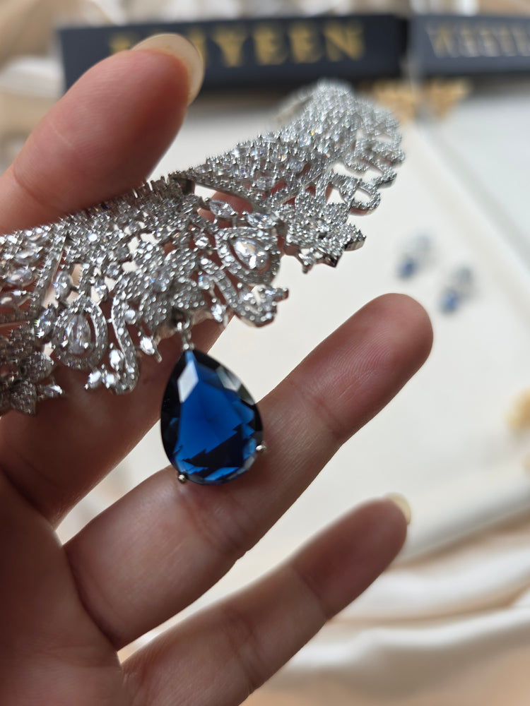 Elegant CZ Necklace Set — Rimi