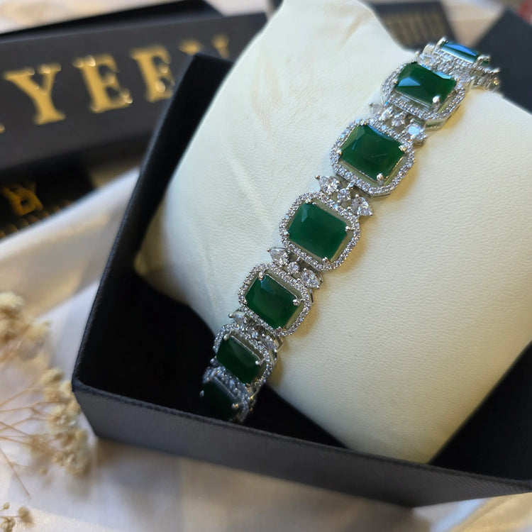 Rina - Emerald Green Bracelet